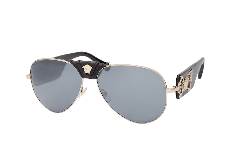 Lunettes De Soleil Versace Ve 2150 Q 1252 6g Or Pâle France Opticiens 