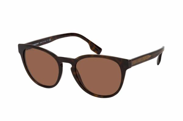 Lunettes de soleil Burberry BE 4310 385173 Top Transp Grey On Dark Havana