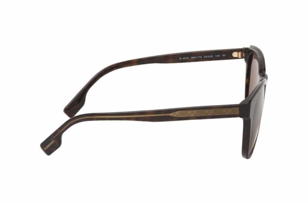 Lunettes de soleil Burberry BE 4310 385173 Top Transp Grey On Dark Havana - Image 3