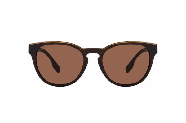 Lunettes de soleil Burberry BE 4310 385173 Top Transp Grey On Dark Havana - Image 2