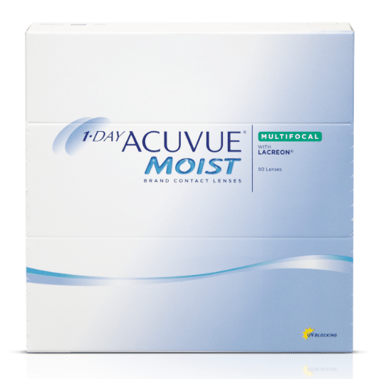 1 Day Acuvue Moist Lentilles de Correction Haute Multifocal Boîte de 90