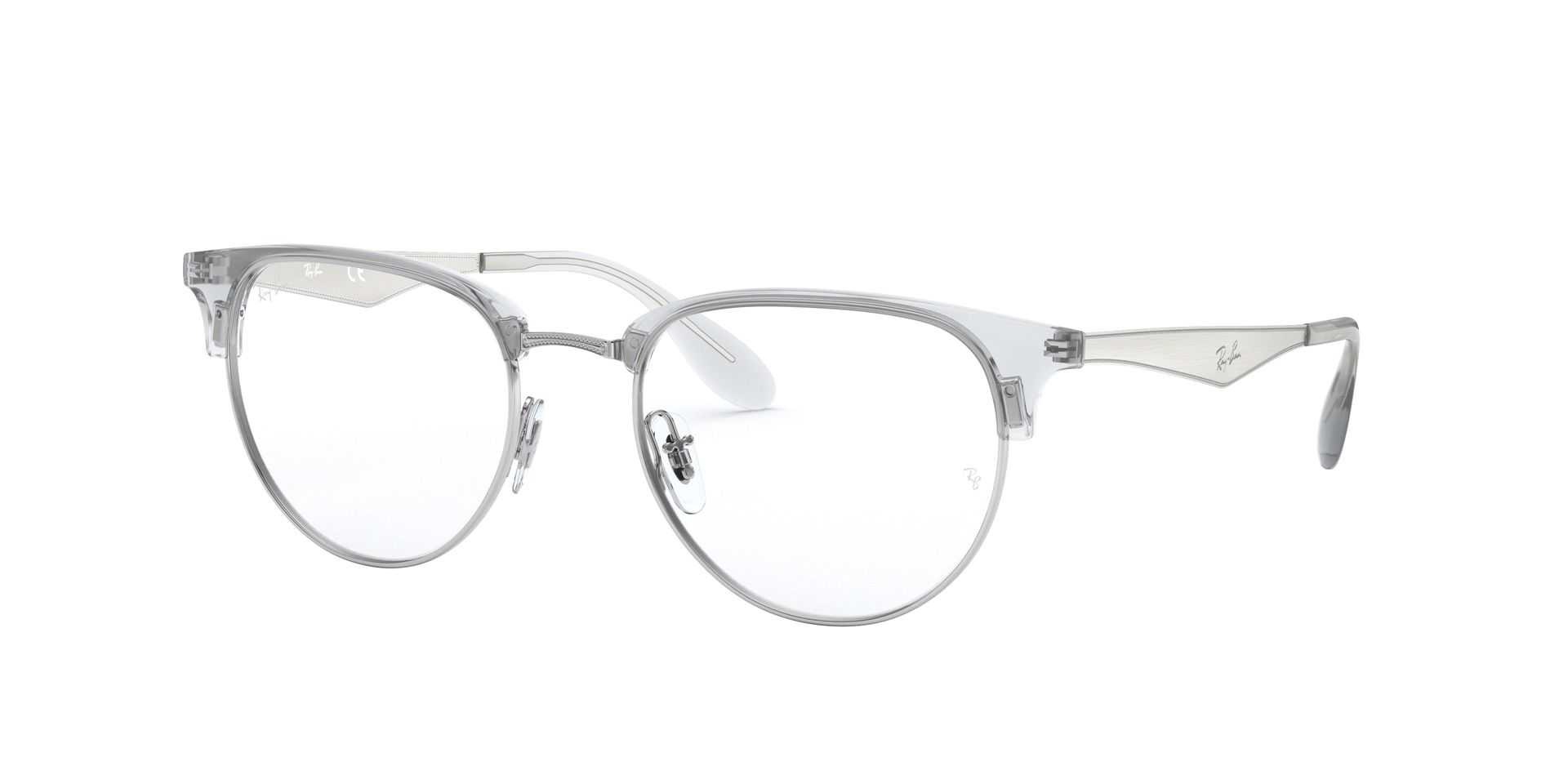 Monture ray ban transparente on sale